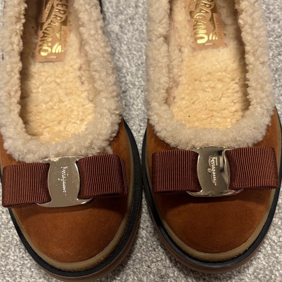 Ferragamo Ballet Flats Kidskin, Shearling - Picture 9 of 10